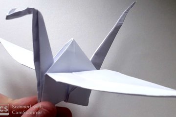 Jak jsme distančně skládali origami.
