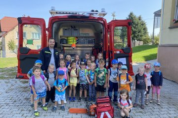 Ukázka hasičské techniky