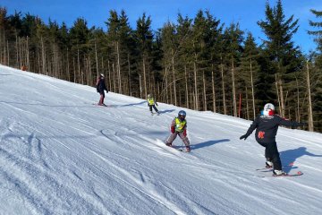 Lyžařský výcvik - 2.den