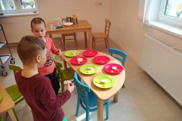 Příprava odpolední svačinky