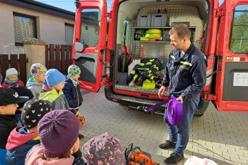 Ukázka hasičského vozidla