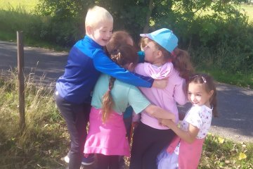 Učení venku v průběhu podzimu