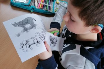 Výprava do liberecké knihovny za čtenářskou lekcí Karneval zvířat.