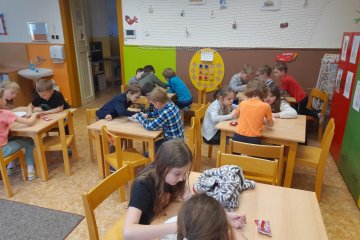 Duben ve školní družině Machnín