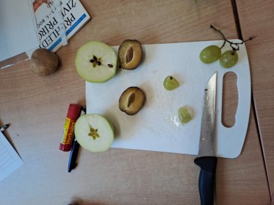 P a O - rozdělení dužnatých plodů