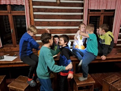 a hned po ukončení dlabání