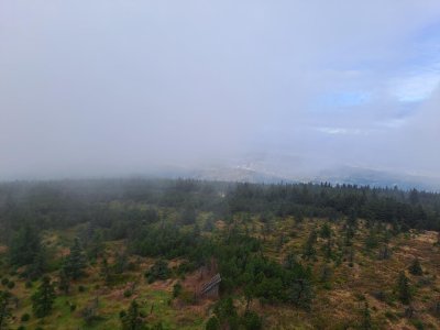 Druhý výstup na rozhlednu.