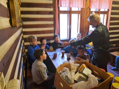 Dopolední povídání o odpadech.