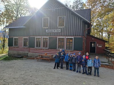 Hubertka v poledním slunci.