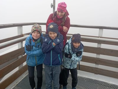 Byla opravdu velká zima a foukal vítr.