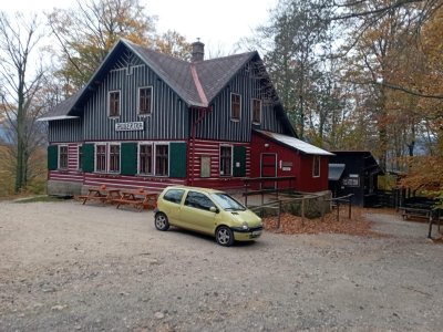 Hubertka v celé své kráse, ale už je bez nás.