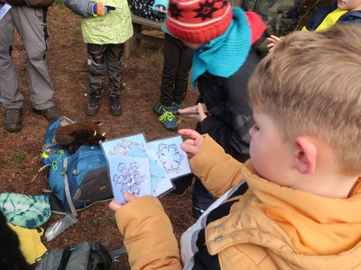 Kousek odtuk jsme našli palouček s vločkami..