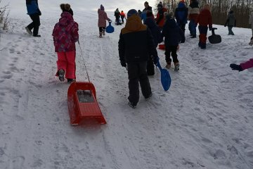 Leden ve školní družině Machnín