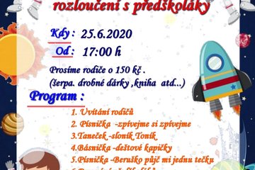 Rozloučení s předškoláky v MŠ Ostašov