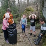 Fotky z velikonočního hledání pokladu