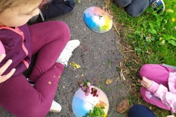 Společné učení venku