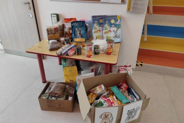 Sbírka pro útulek Archa