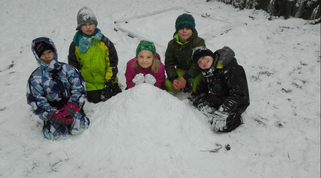 První sněhové radovánky