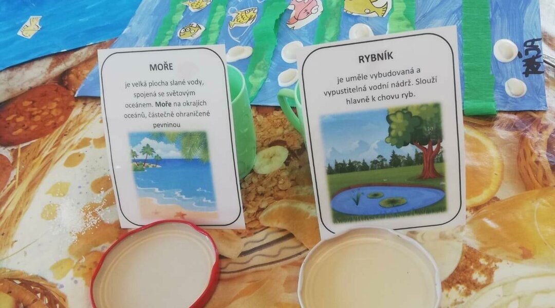 Pokus - rozdíl moře X rybník