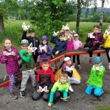 Poslední květnové učení venku