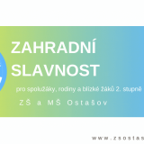 Zahradní slavnost na druhém stupni