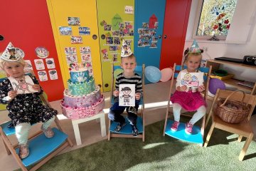 Narozeniny - Johanka, Nelinka a Sašenka