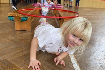 Cvičení v tělocvičně