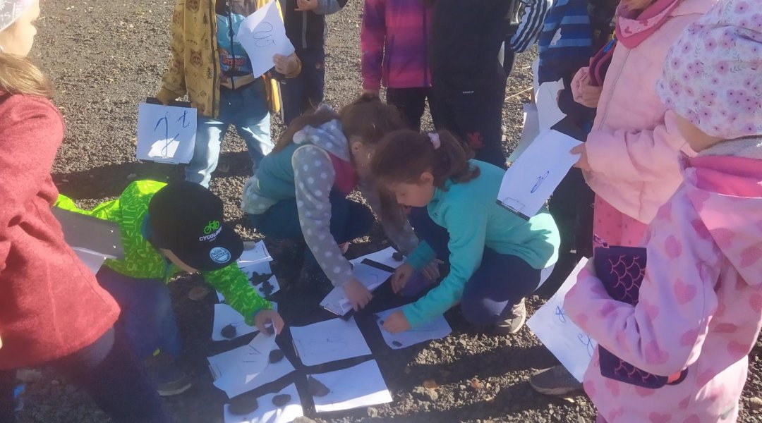 Učení venku v průběhu podzimu