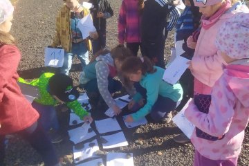 Učení venku v průběhu podzimu