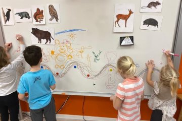 Téma "Zvířátka v zimě"