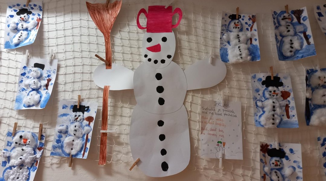 Leden  ve školní družině Machnín