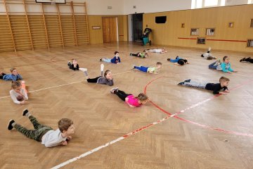 Cvičení v tělocvičně