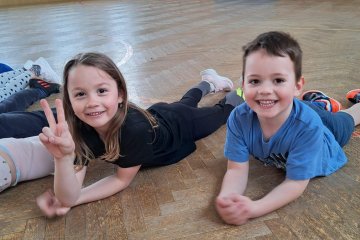 Cvičení v tělocvičně