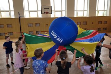 Cvičení v tělocvičně