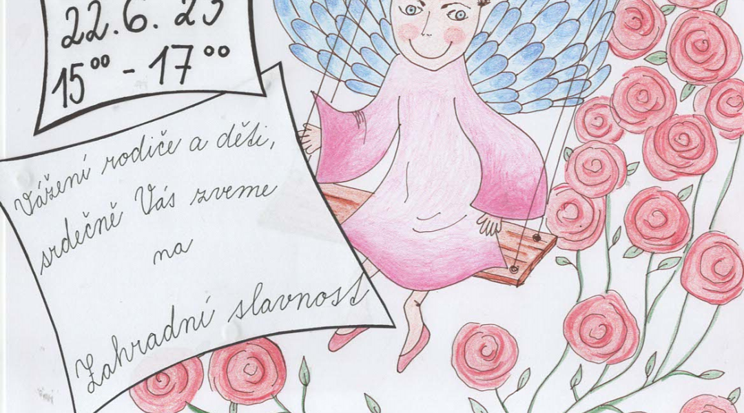 Pozvánka na zahradní slavnost - Heřmánková