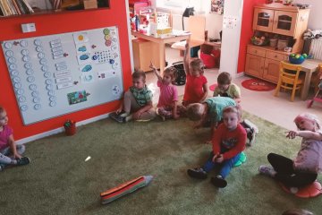 První dny dětí z Červené třídy ve školce