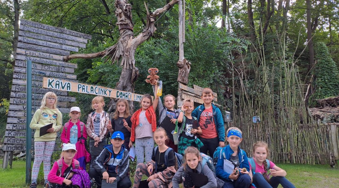 Třeťáci v podzimním EKOparku