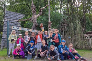 Třeťáci v podzimním EKOparku