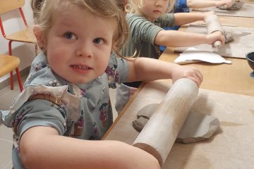 Keramické vánoční tvoření