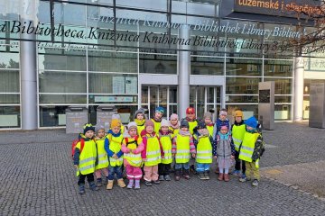 Návštěva Krajské vědecké knihovny Liberec "Rytmická zahrada"