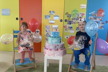 Oslava narozenin - Zuzanka a Honzík