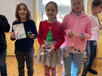 Vítězové 1. kategorie: Viktor, Alžbětka a Maia