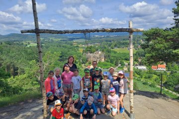 Škola v přírodě- Sloup, den 2. - 17.6.