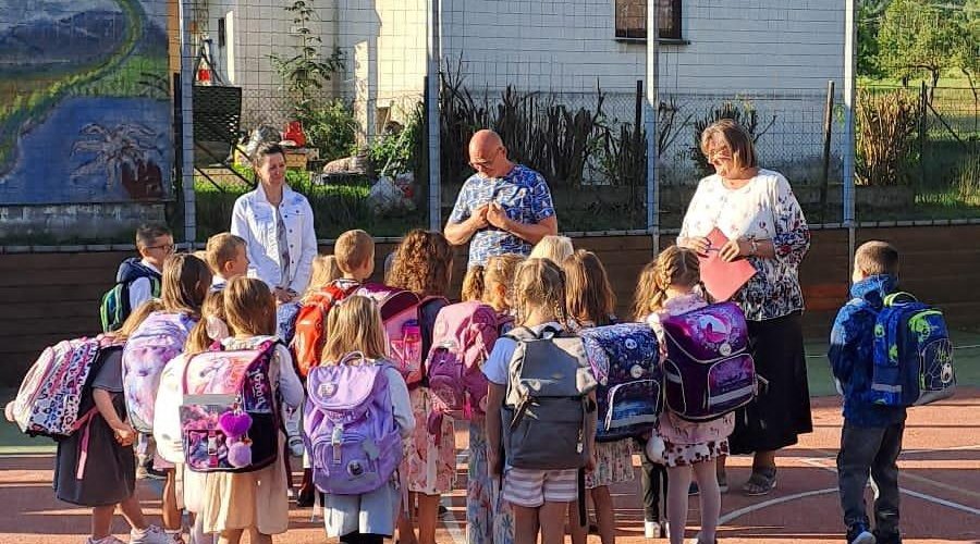 První školní den prvňáčků