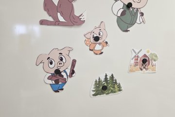 Čtenářská lekce O třech prasátkách