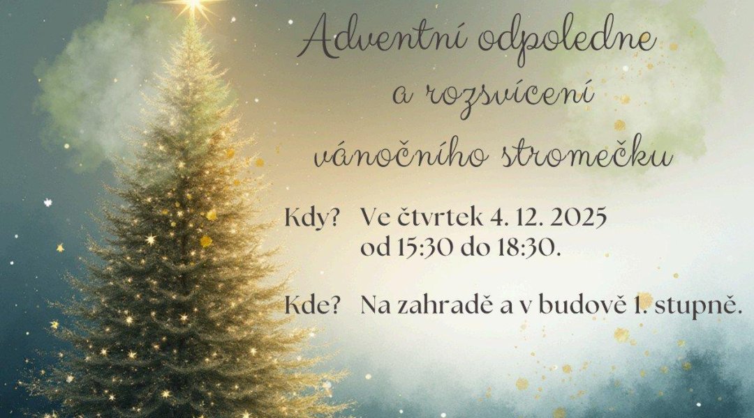 Rozsvícení vánočního stromečku