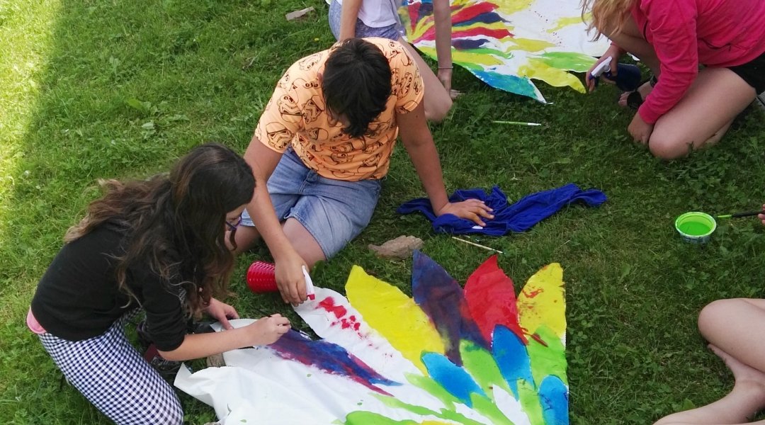 Tvoříme masky a rekvizity na jarmark