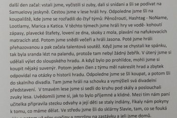 Sloup v Čechách, škola v přírodě