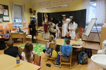 Mikuláš s čerty ve škole!