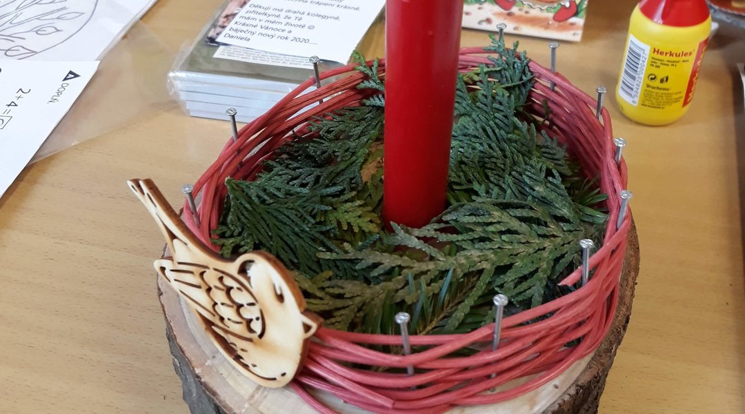 Vánoční besídka u nás ve třídě